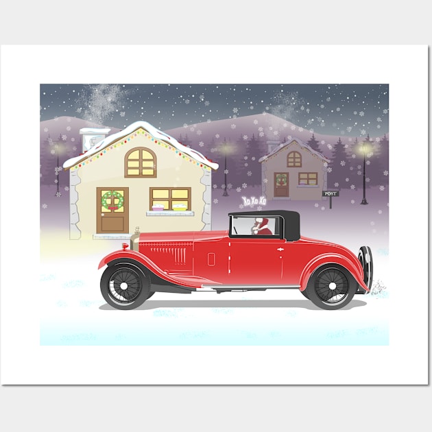 Santa Claus Is Arriving Wall Art by DesignWood Atelier